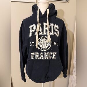 Navy “Paris” France Hoodie